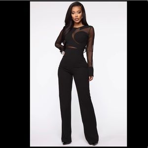 NWT Mesh Jumpsuit